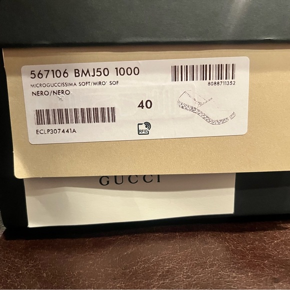 Great condition! AUTHENTIC GUCCI MICROGUCCISSIMA GG LEATHER ESPADRILLE - Picture 5 of 12